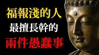 福報淺的人，最擅長幹的兩件愚蠢事！【佛說因果】#佛學智慧#因果報應#福報#佛教故事#人生智慧#改變命運#佛說#修行#因果#業力#心靈成長#地藏經#善惡有報#積福#佛門故事#命運#開悟#禪修#人生哲理