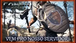 BATE NO ESCUDO E VEM!!! BORA JOGAR NO NOSSO SERVIDOR CONANBR #sejamembro #conanexiles #dbd