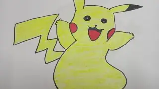 How to draw pikachu/pikachu drawing step by step.