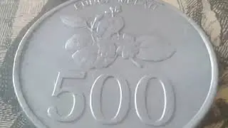 20.000.000,00 IDR  for this World Coins, INDONESIA 500 Rupiah COIN Jasmine branch in bloom 2003