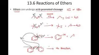 Reactions of Ethers with HBr or HI