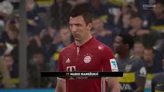 Mario Mandzukic scores for FC Bayern against Boca Juniors - FIFA 17 Career Mode EFL Cup