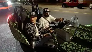 Odell Beckham And Girlfriend Lolowood Pull Up to Party in Style.