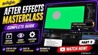 After Effects Masterclass _ 3 | Timeline and viewer tools  | Free online course After effects
