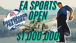 Can I Make the Cut?!?  Day 1 (Tiger Woods PGA Tour 2001.) #gaming #golf #retrogaming