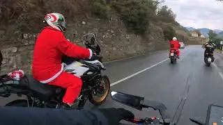 Babbi Natale in moto col Motoclub di Montecarlo/Valle Argentina/Dolceacqua @CFMOTOOFFICIAL @insta360