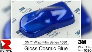 3M&trade; Wrap Film Series 1080 - Gloss Cosmic Blue G377 Vinyl