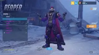 Overwatch l Rat King Reaper Skin Spotlight (Emotes, Poses, Highlights & Gameplay) + Golden Weapon
