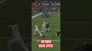 How to Return Kick Offs in MUT!