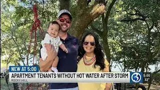 Rocky Hill tenants without hot water for over a week after pipes burst