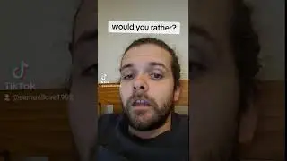 I've been fasting for 40 days #wouldyourather
