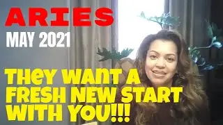 Aries! Your person wants a fresh new start! Love Tarot Reading May 2021 #Aries #Tarot #Horoscope