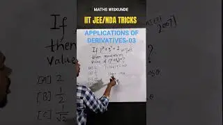 Applications of derivatives|| #iitjee #jee #jeemainmaths #maximaminima #nda #shorts #short #viral