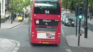 London City Double Bus Ride| Notting Hill Gate to Selfridges Stop | Bus Route 94 | Bus Tour 2022 |