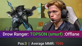 Drow Ranger Perspective by TOPSON (smurf) | @1440p | Offlane Pos:3 |  |5813478655