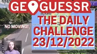 GeoGuessr Daily Challenge #49 (23rd December 2022) - NO MOVING - insane guess in Canada?!