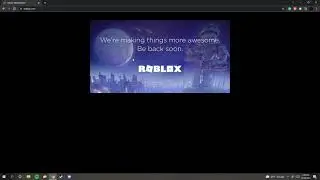 Roblox is down right now