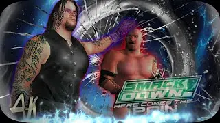 Undertaker vs Goldberg SmackDown Here Comes The Pain Remastered 4K 60 FPS