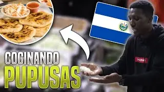 AFRICANO COCINANDO Y PROBANDO PUPUSAS EN EL SALVADOR