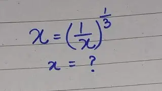 Russian Math Olympiad Question|| Can you solve for x 