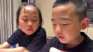 Little Sister Teaching Big Brother English Language Part 11 & 12  [Chinese Kids Learn English) 
