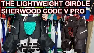 Sherwood Code V Pro hockey pant girdle Snap Shot review, the lightweight girdle