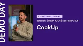 AI Software Development Demo Day Barcelona #2176 | CookUp | Built in 9 weeks!