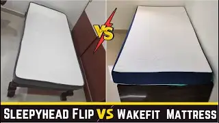Wakefit Vs Sleepyhead Flip Mattress detail Comparison | Dual Comfort with Hard & Soft side| review.
