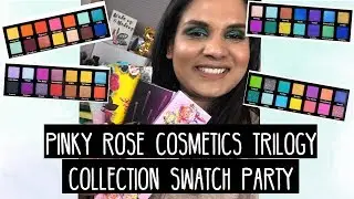 Свотчи из коллекции Pinky Rose Trilogy | Karen Harris Makeup