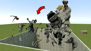 TUNING AND DESTROY ALL PARASITE MUTANT ANIMALS ZOOCHOSIS & ZOONOMALY in BIG HOLE Garry's Mod