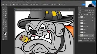 Character rendering tutorial in Photoshop for artist and screenprint related.
