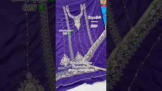 Purple Navy And Royal Crepe Suit ❤️