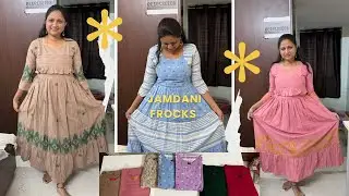 Budget friendly jamdani frocks collection/all over India free shipping #8333829239 