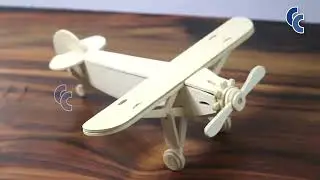 Making of Wooden Plane | Aeroplane Toy | Creative Charran