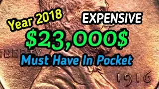 Top 3 Most Expensive 1916 Lincoln Penny In 2018 | Valuable Pennies To Look For That  Worth Money