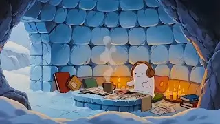 Ghostfi&rsquo;s Chilly Study Cove ❄️ 1 Hour Winter Jazz Lofi | Cozy Study Music for Focus | Flofi House