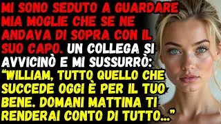 Rimasi Seduto A Guardare Mia Moglie Che Saliva Le Scale Con Il Suo Capo.