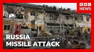 Russia launches ballistic missile attack on Ukraine | BBC News