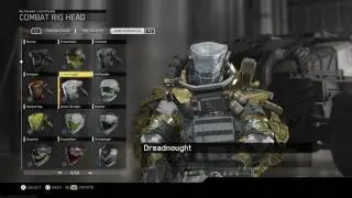 Infinite Warfare: All Merc Quartermaster Combat Rig Heads & Bodies (As of 2017/06/20)