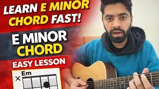 First Guitar Chord? E Minor Se Start Karo 🎸