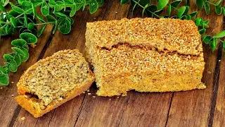 No White Flour, Only Lentils! Gluten-Free Cheese Bread | No Sugar, No Yeast | Healthy & Easy Recipe