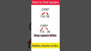 how to find Square| find Square shorts tricks| #maths #shorts #vedicmaths #tranding #viral