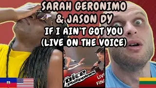 REACTION TO Sarah Geronimo & Jason Dy - If I Ain't Got You (Live on The Voice) | FIRST TIME HEARING