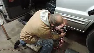repairing Drivers side rocker, cut out on my 03 jeep grand Cherokee