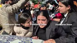 Strong Protest by Jammu University Law Students