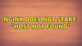 Ubuntu: Nginx does not start: 