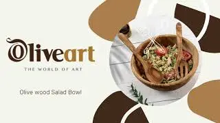 Oliveart Group- Olive wood sald bowl