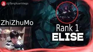 RANK 1 ELISE - ZhiZhuMo Elise vs Ekko Jungle - ZhiZhuMo Rank 1 Elise Guide - Zhang Jiawen