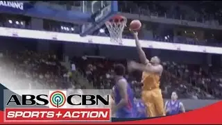 Sanchez behind the back pass to Poutouochi | NCAA 91 MB