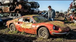 ASMR Car Restoration | Full Rebuild of 1972 Ferrari Dino 246 GT From Abandoned to Brand New